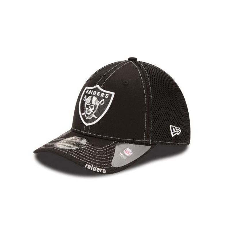 NFL Las Vegas Raiders Neo 39Thirty Stretch Fit (YBE7675) - Black New Era Caps